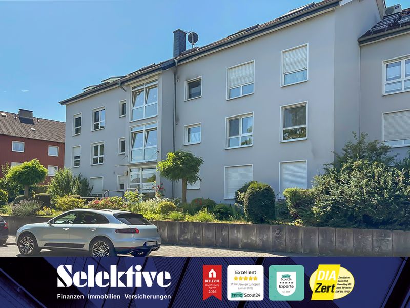 Frisch renovierte 2-Z. Wohnung mit Balkon u. optionalem TG-Stellplatz in ruhiger Lage von DU-Oestrum